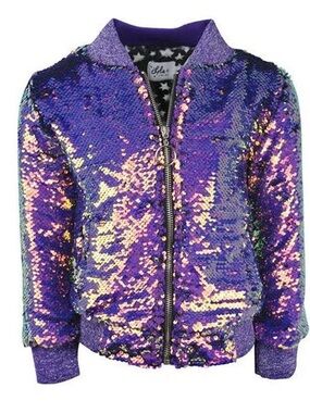 Lola + the Boys | Magic Mermaid Sequin Bomber - 10